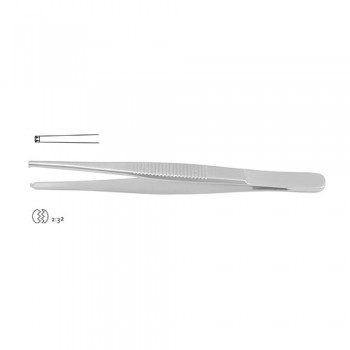 Dissecting Forceps 2 x 3 Teeth Stainless Steel, 24.5 cm - 9 3/4"